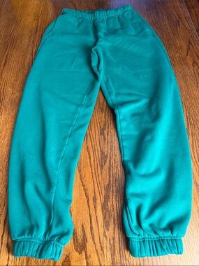 DSG Classic Fleece Jogger Sweatpants Teal Green Women’s M